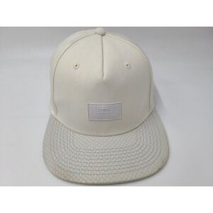 Vans Off The Wall Snakeskin Brim Strapback Adjustable Hat Cap Men Women White